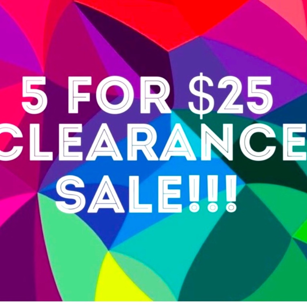 Items $10 or less 5 for $25